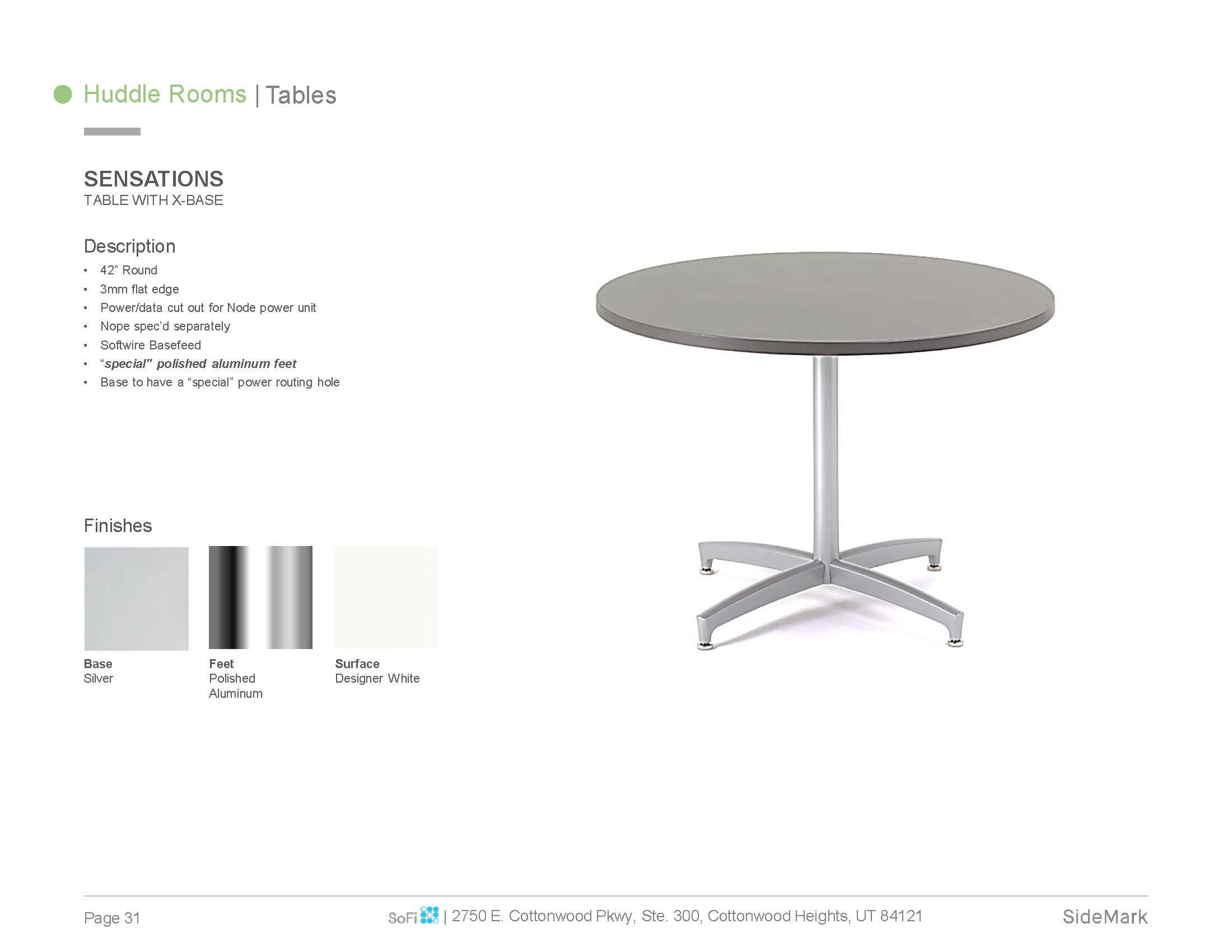 standards table inventory page