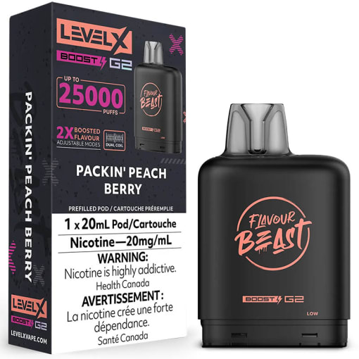 Level X Boost G2 Pod - Flavour Beast: Mtn Citrus Raspberry Iced