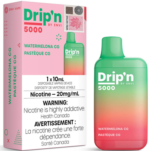 Vapes jetables Drip'n 5000 par Envi | 180 Smoke