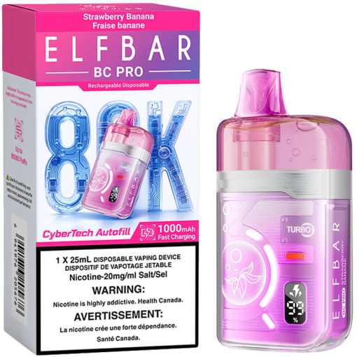 Elfbar BC Pro 80K Disposable Vape: Peach Mango Watermelon (25mL