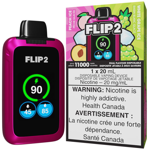 Flip 2 Disposable Vapes (2-in-1) | 180 Smoke Canada