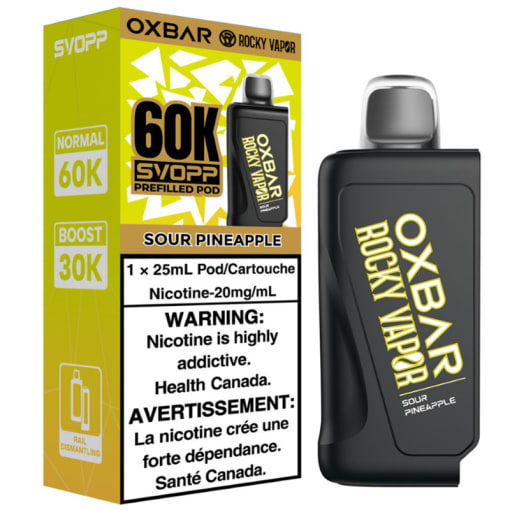 Oxbar x Rocky Vapor SVOPP 32K Pod : Vanille Classique (20mL)