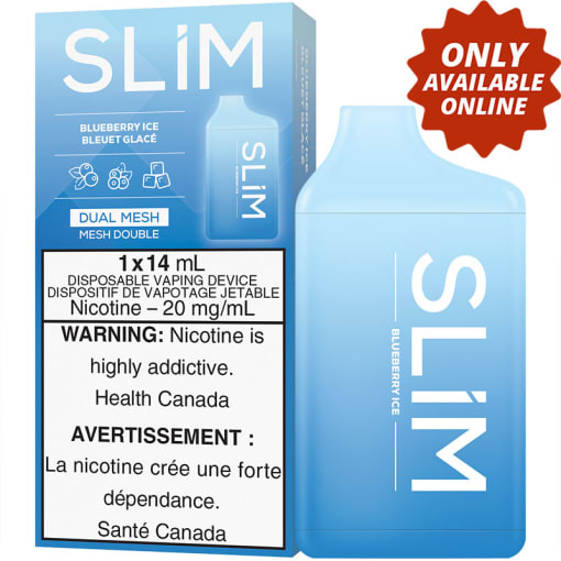 SLiM 7500 Disposable Vapes: 14mL, 7500 Puffs, 10 Flavours | 180 Smoke