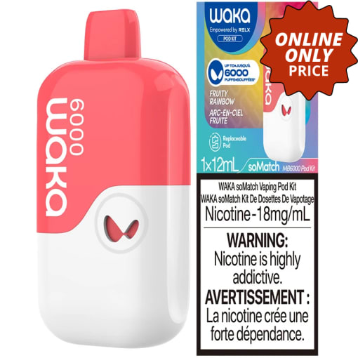 Waka soMatch MB6000 Disposable Pod Kits by RELX
