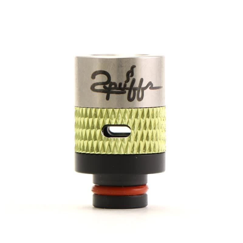 2Puffs Adjustable Airflow 510 Drip Tip - GREEN