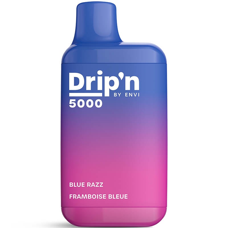 Blue Razz Drip'n 5000 Disposable Vape by RELX | 10mL | 180 Smoke