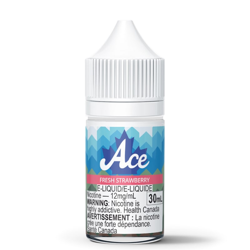 Fresh Strawberry E-Liquid - Ace (30mL): 12mg/mL