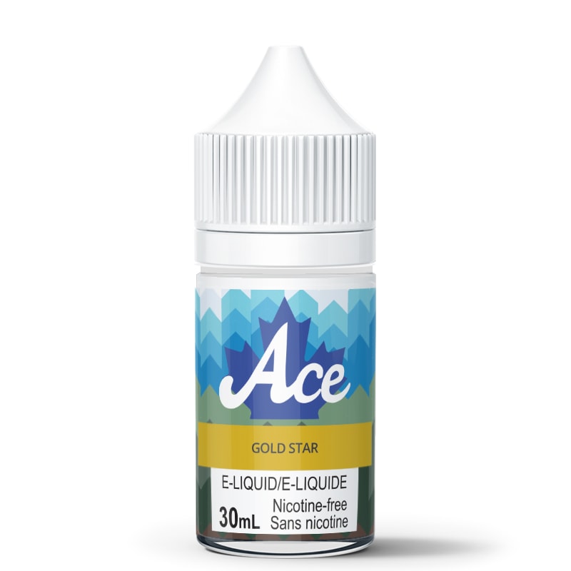 Gold Star E-Liquid - Ace (30mL): 0mg/mL