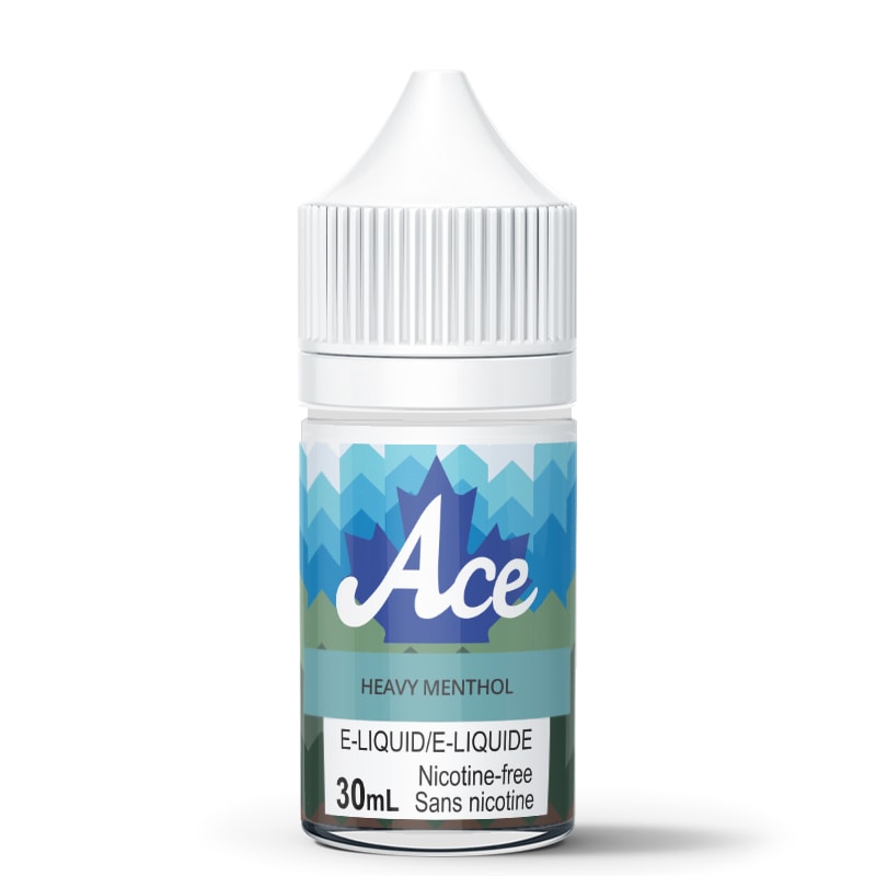 Heavy Menthol E-Liquid - Ace (30mL): 0mg/mL