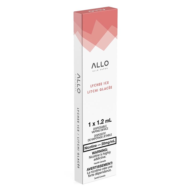 Allo Disposable Vape: Lychee Ice (1pk): 20mg/mL