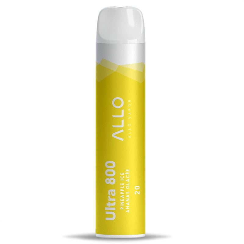 Allo Ultra Disposable Vape: Pineapple Ice (1pk) (20mg)