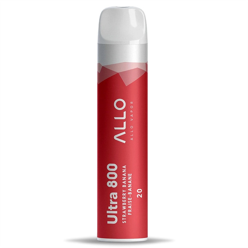 Allo Ultra Disposable Vape: Strawberry Banana (1pk) (20mg)