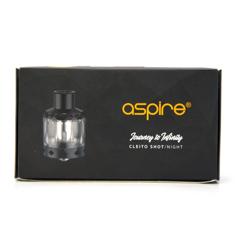 Aspire Cleito Shot Disposable Sub-Ohm Tank (3pk): Black