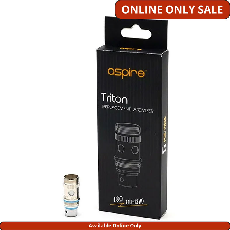 Base Product Image: Aspire Triton 1.8ohm Replacement Coils (pack of 5)