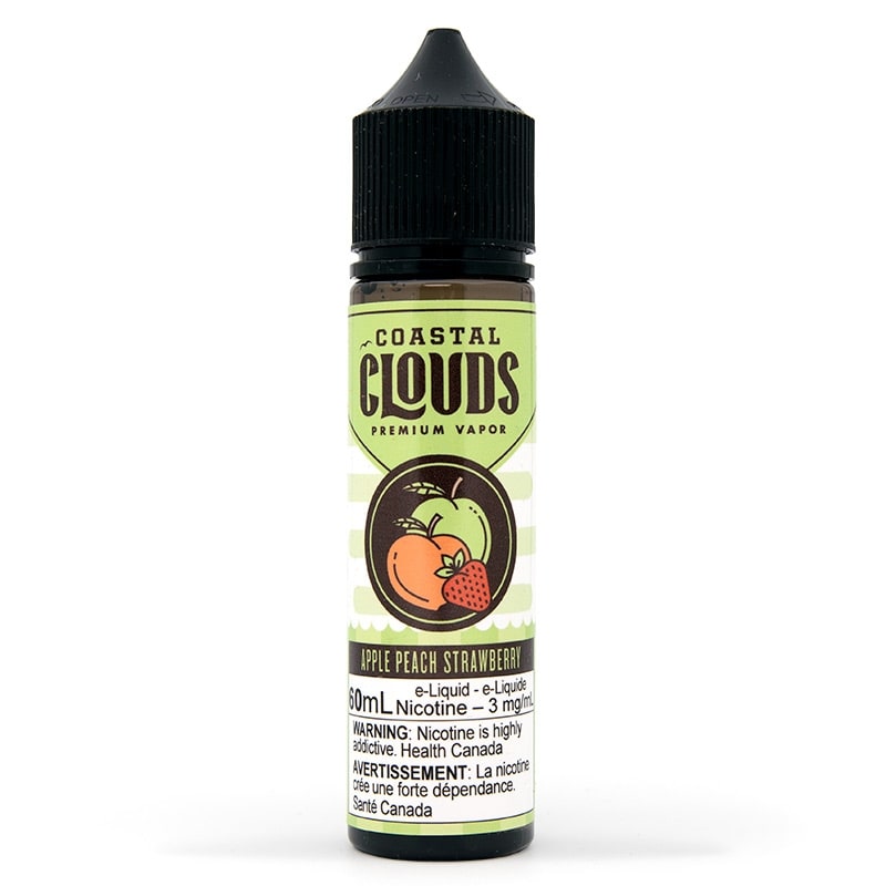 Apple Peach Strawberry E-Liquid by Coastal Clouds - 60mL