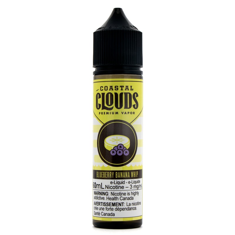 Blueberry Banana Whip Sub-Ohm Salt E-Liquid - Coastal Clouds (60mL