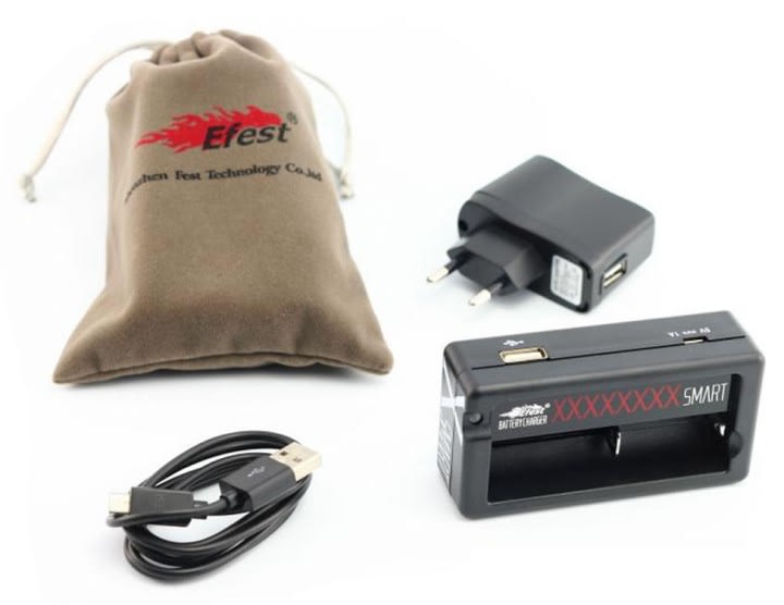Base Product Image: Efest Xsmart universal single charger 3.7V