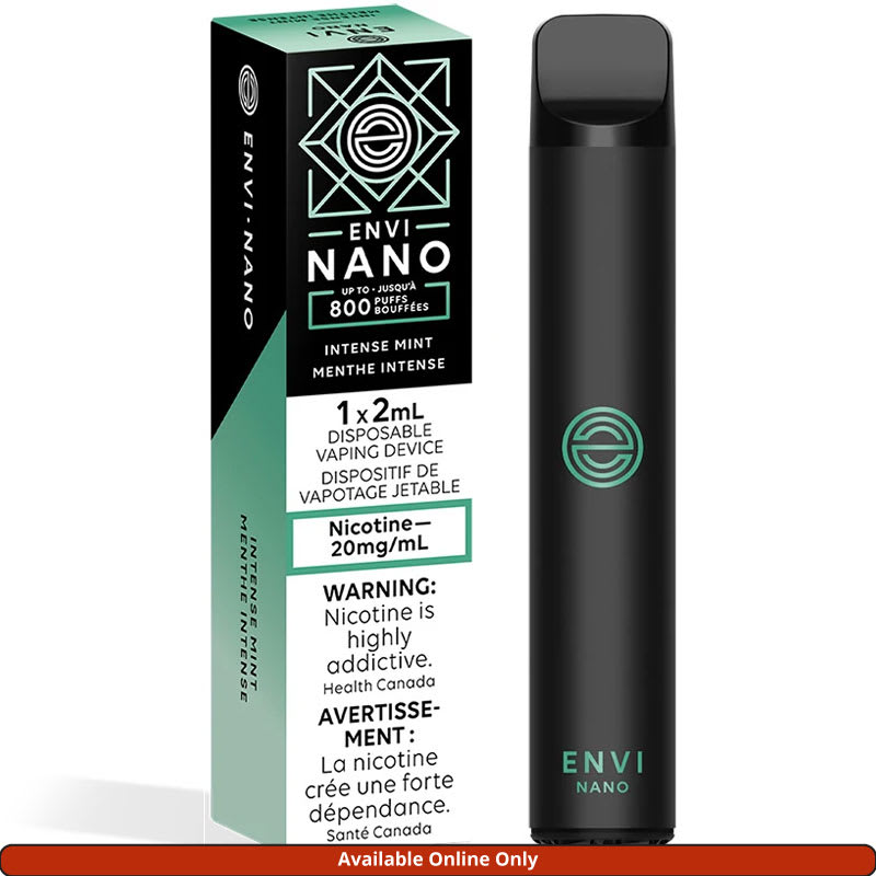 Base Product Image: Envi Nano Disposable Vape: Intense Mint (1pk)