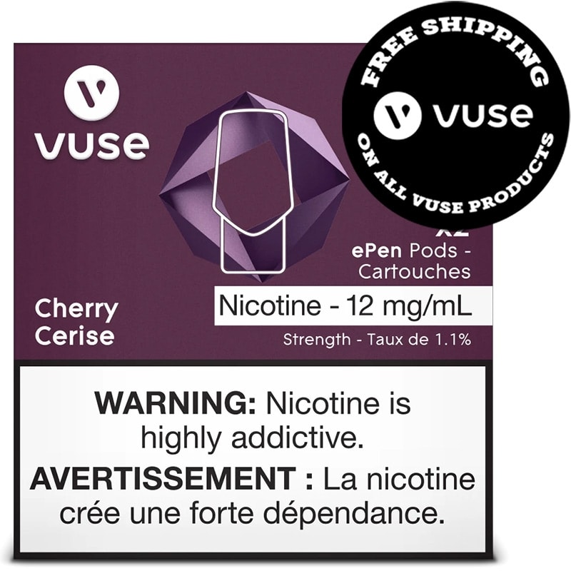 Vuse ePen 3 Cherry Pods (2pk): 1.1% (12mg/mL)