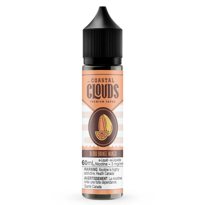 Blood Orange Mango E-Liquid - Coastal Clouds (60mL) - 3mg/mL