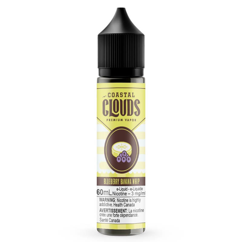 Blueberry Banana Whip Sub-Ohm Salt E-Liquid - Coastal Clouds (60mL