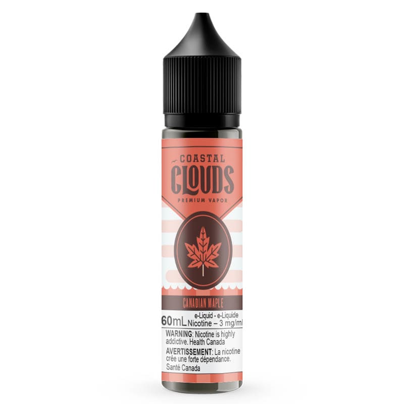 Canadian Maple E-Liquid - Coastal Clouds (60mL): 3mgm/L