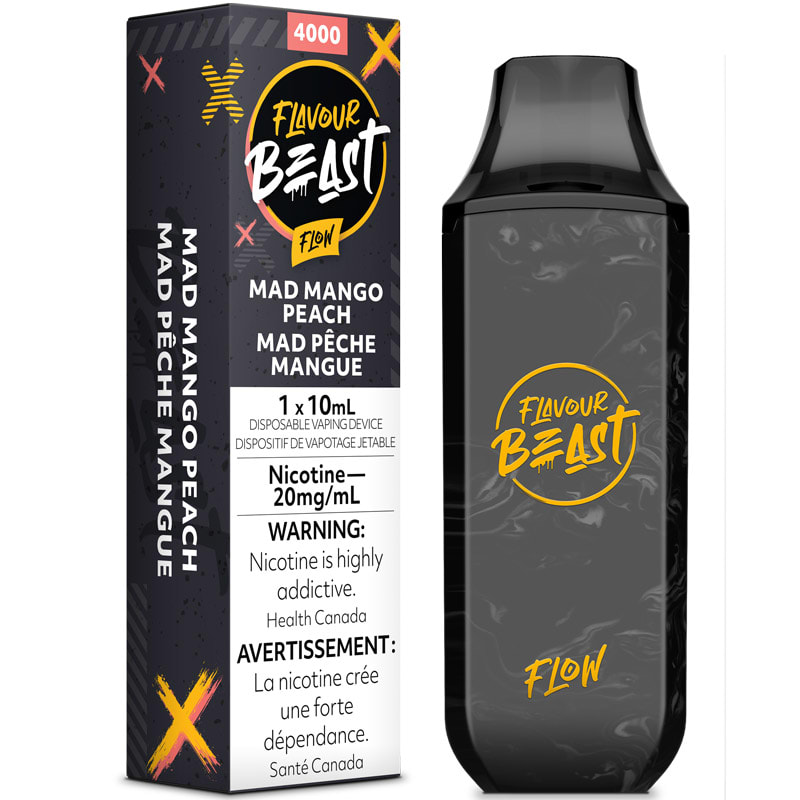 Base Product Image: Flavour Beast Flow Disposable Vape: Mad Mango Peach (1pk)