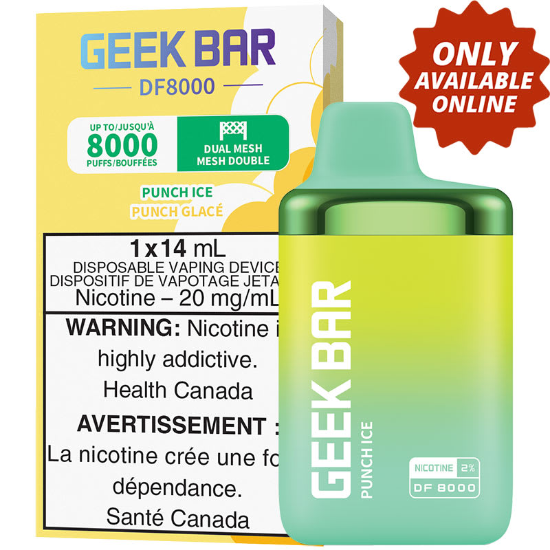 Base Product Image: Geek Bar DF8000 Disposable Vape: Punch Ice (1pk)