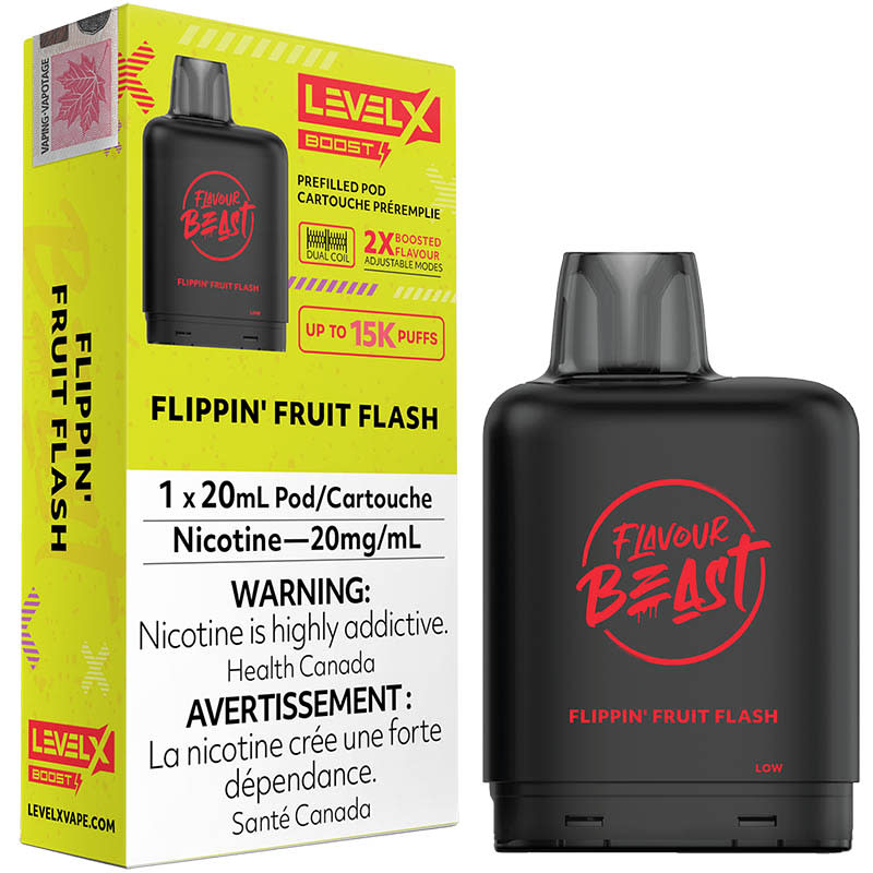 Level X Boost Pod - Flavour Beast: Flippin' Fruit Flash (20mL 