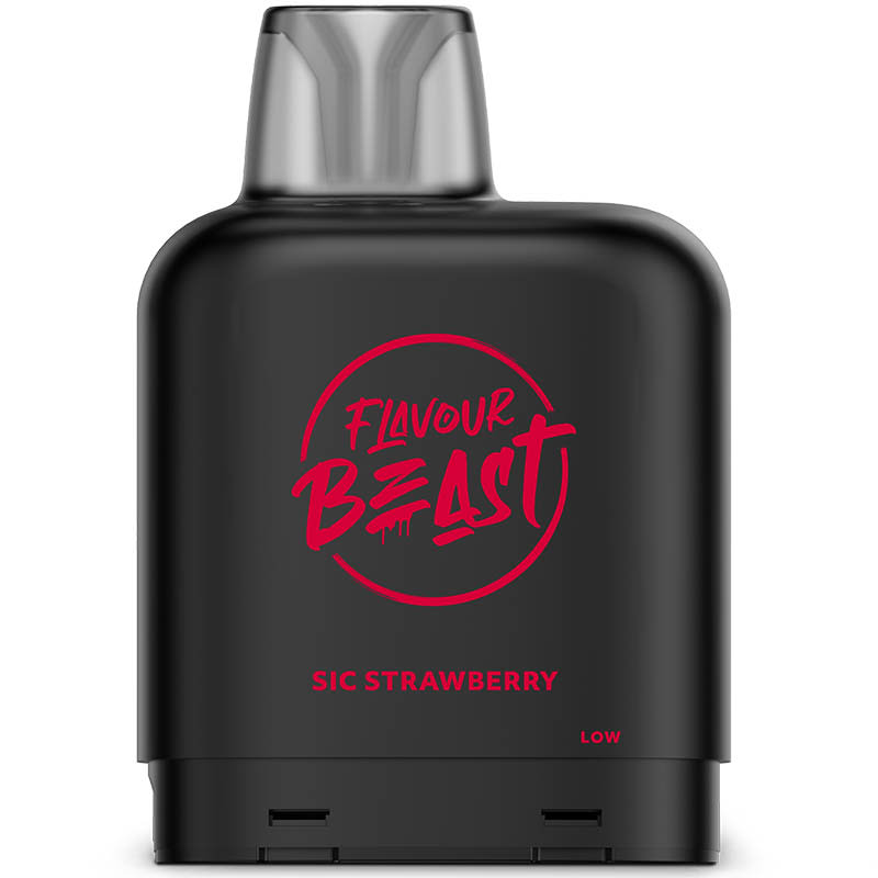 Secondary Product Image - Flavour Beast Level X Disposable Pod: Sic Strawberry (1pk)