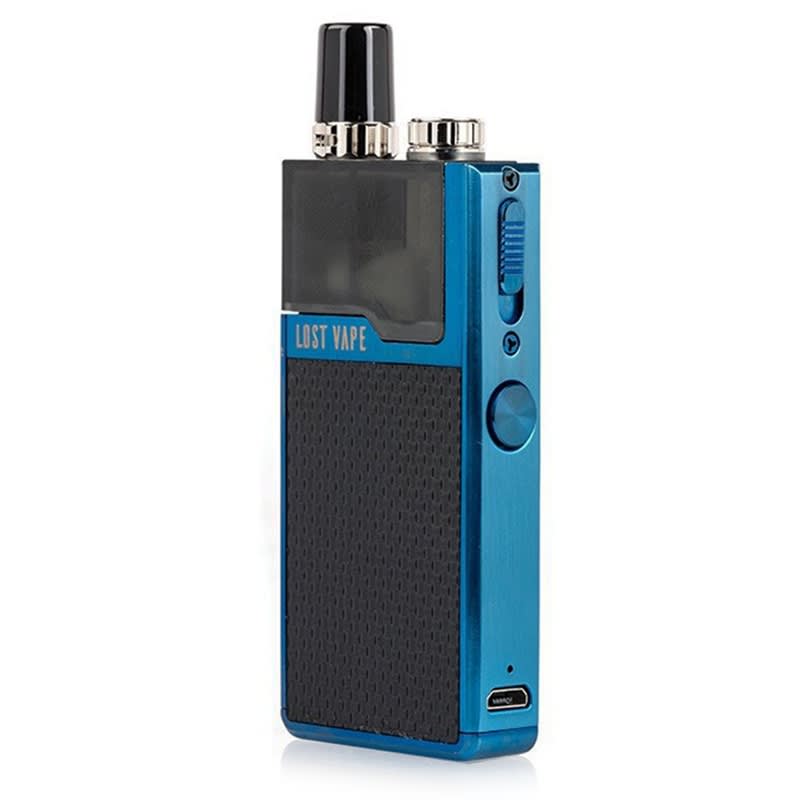 Lost Vape Orion Q AIO 17W Starter Kit - Blue / Black Weave