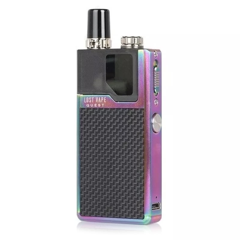 Lost Vape Orion Q AIO 17W Starter Kit - Rainbow / Black Weave