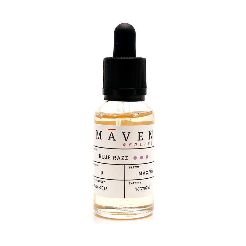 Blue Razz E-liquid by Maven