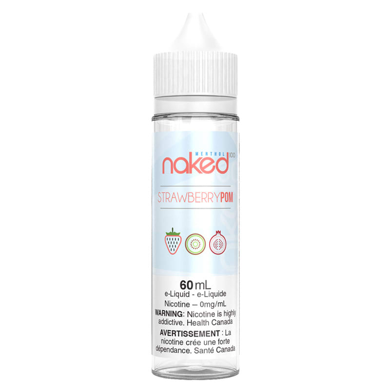 Strawberry Pom (Brain Freeze) E-liquid - Naked 100 (60mL) (0mg)