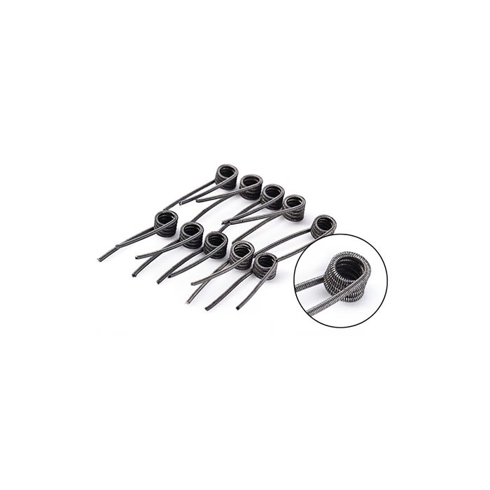 Pre-Built Kanthal Clapton Coils by Youde (10-pack)