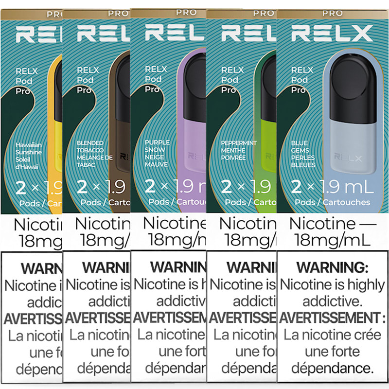 RELX Pro Pods 5 Pack Bundle 180 Smoke