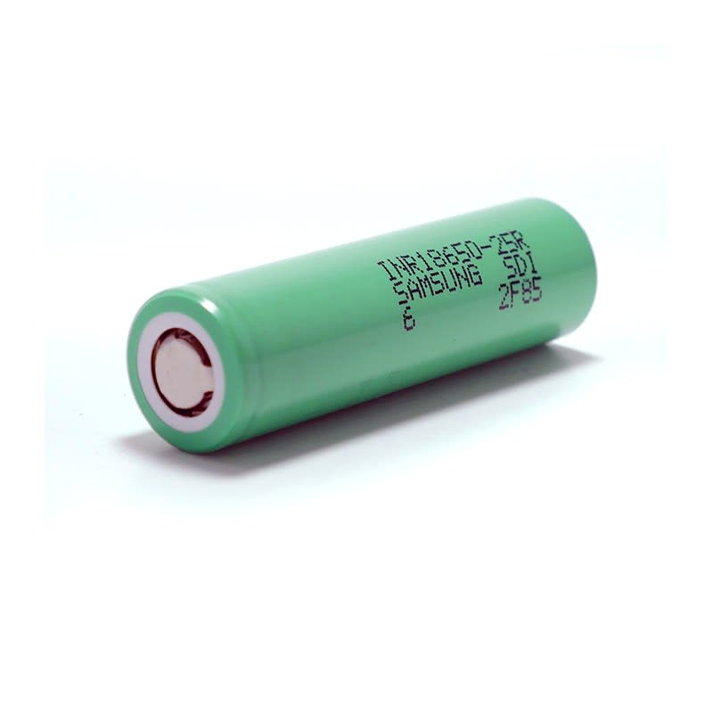 Samsung 25R 18650 2500mAh High drain FLAT TOP Lithium ion battery