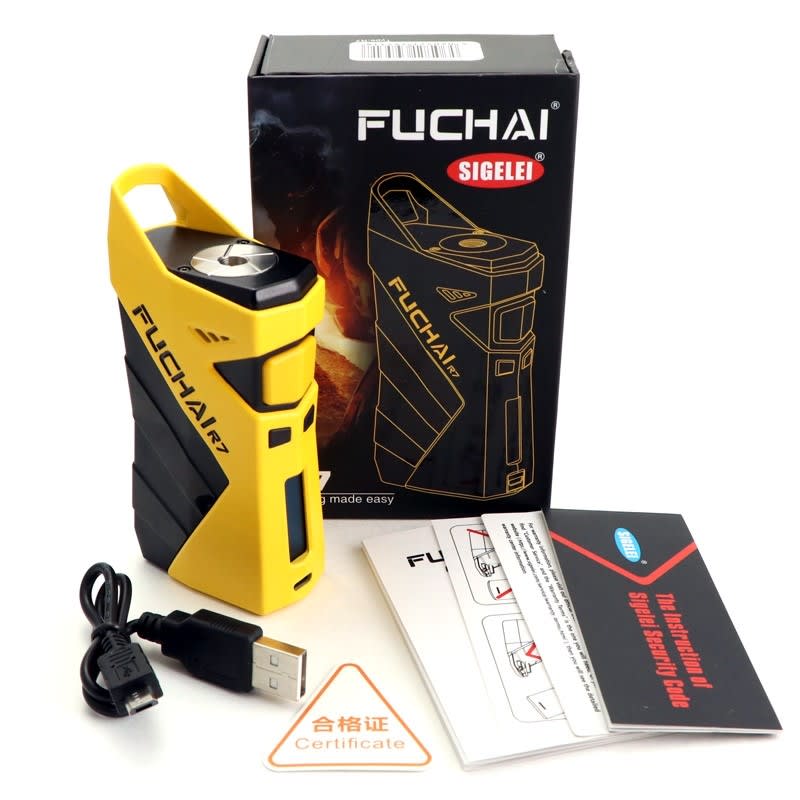 Sigelei Fuchai R7 230W TC Box Mod - YELLOW