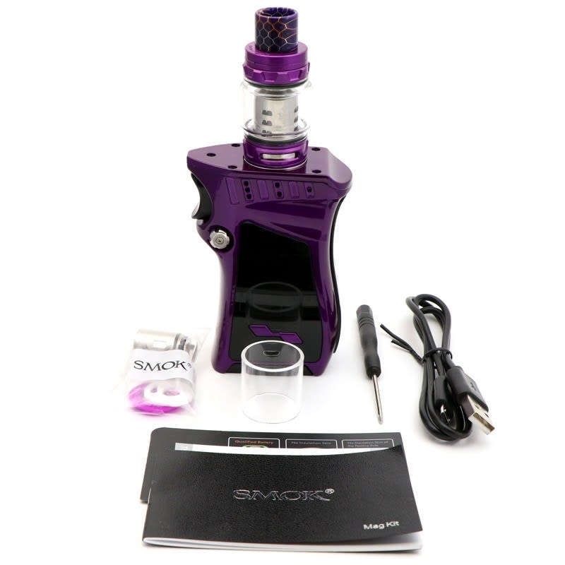 SMOK MAG 225W TC Kit - Purple/Black, Right-Handed