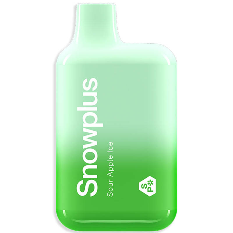 SnowPlus Flex Disposable Vape: Sour Apple Ice (1pk), 6mL, 3000 Puffs