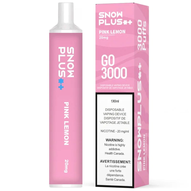 Base Product Image: SnowPlus Go 3000 Disposable Vape: Pink Lemon (1pk)