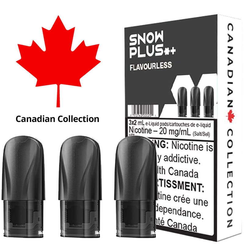 SnowPlus Pods - Canadian: Flavourless (3pk) - 20mg/mL