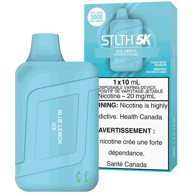 Base Product Image: STLTH 5K Disposable Vape: Blue Lemon Ice (1pk)