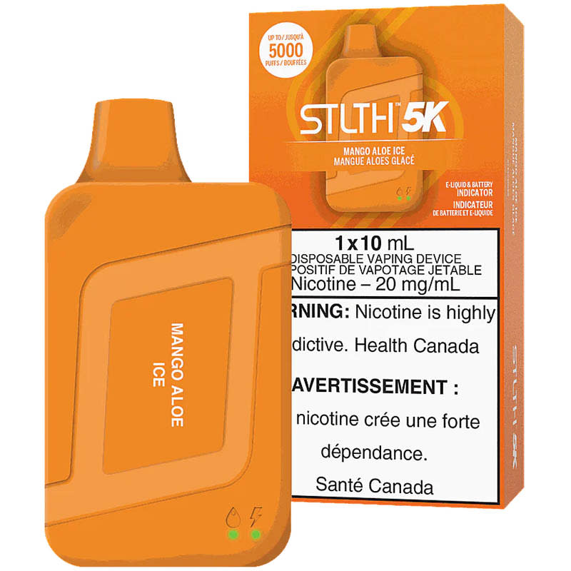 Base Product Image: STLTH 5K Disposable Vape: Mango Aloe Ice (1pk)