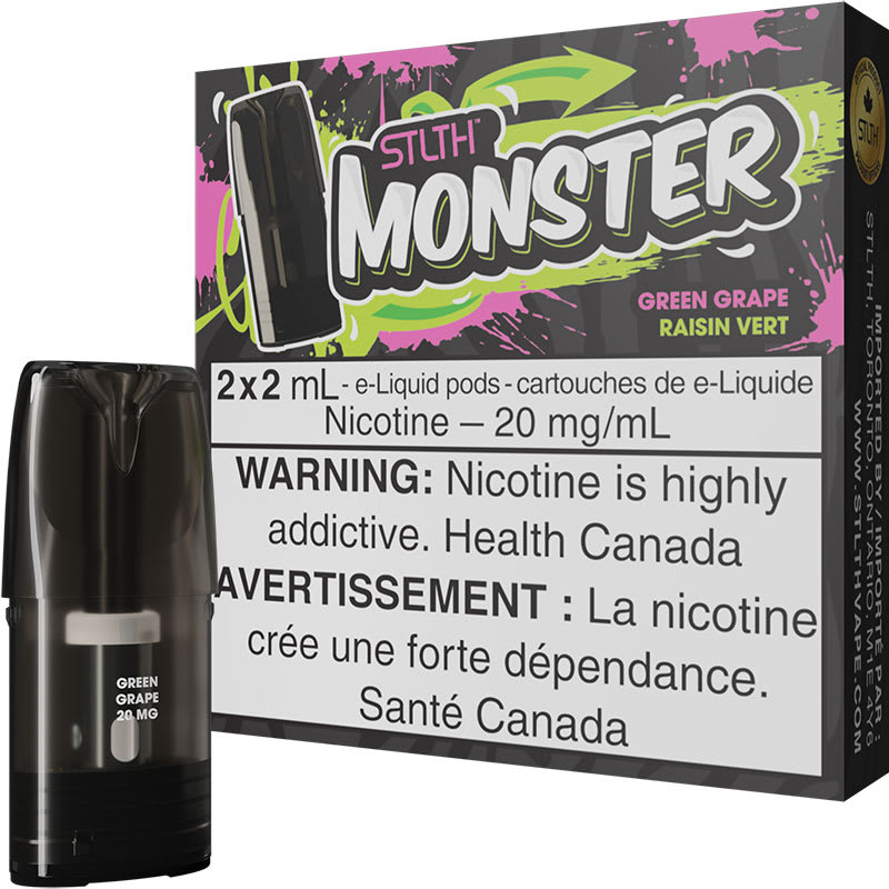 Base Product Image: STLTH Pods - Monster: Green Grape (2pk)