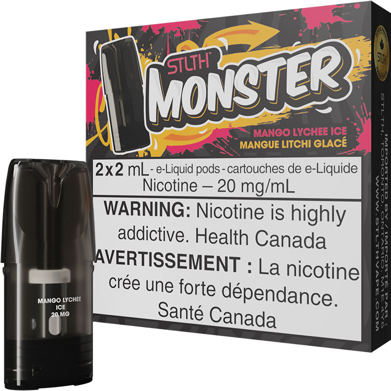 Base Product Image: STLTH Pods - Monster: Mango Lychee Ice (2pk)