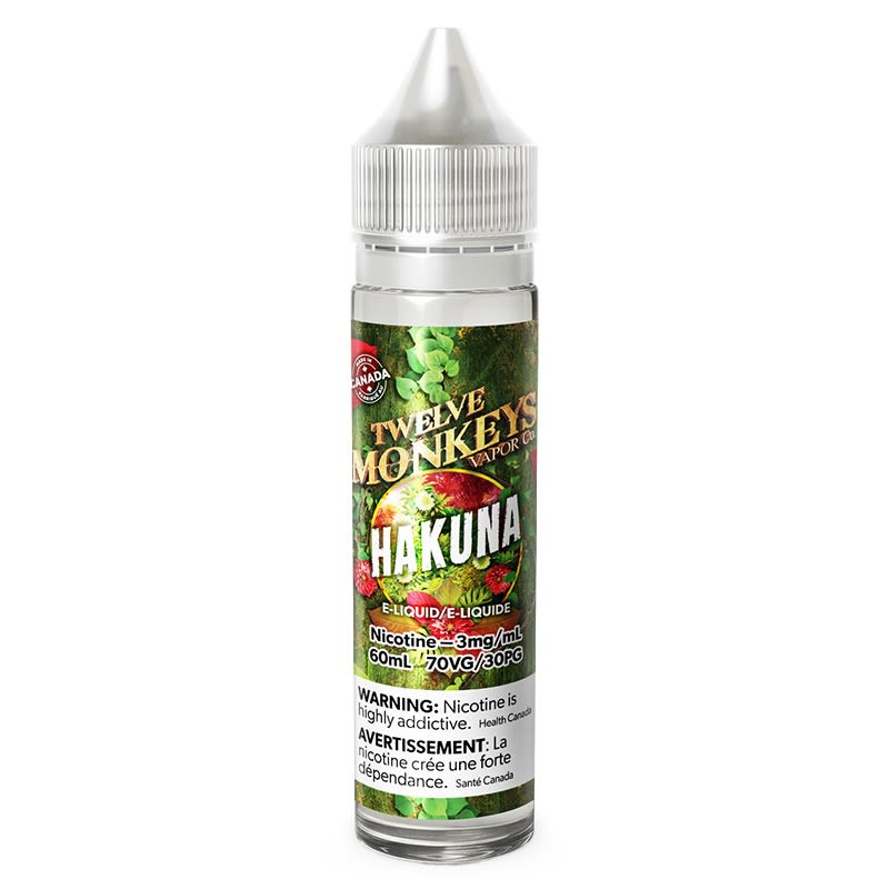 Hakuna E-Liquid - Twelve Monkeys (60mL)