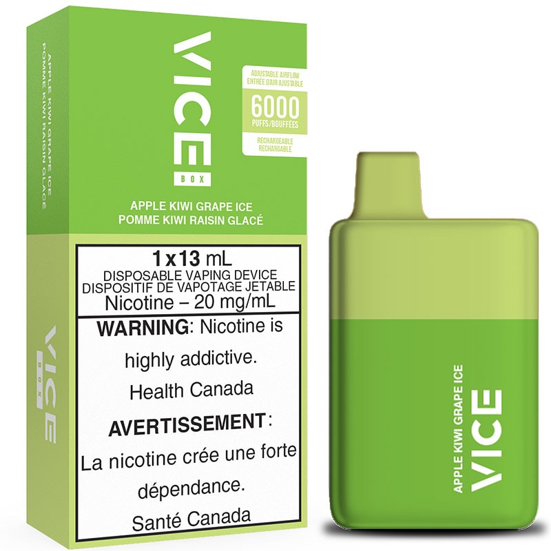 Base Product Image: Vice Box Disposable Vape: Apple Kiwi Grape Ice (1pk)