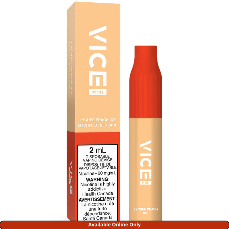 Base Product Image: Vice Mini Disposable Vape: Lychee Peach Ice (1pk)