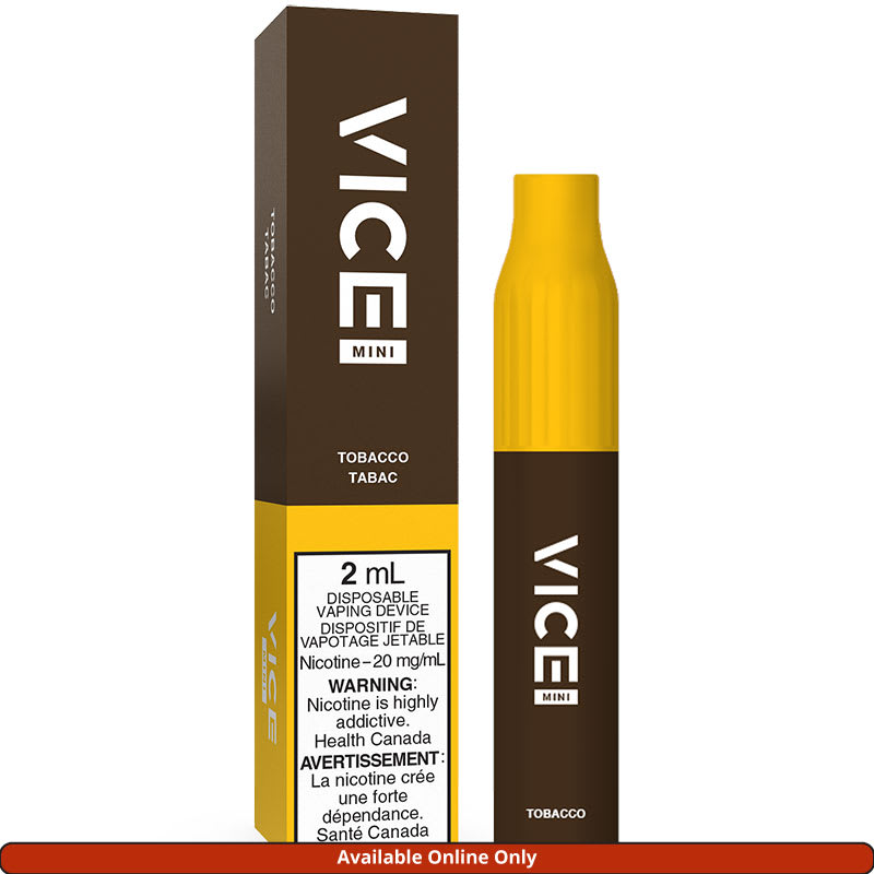 Base Product Image: Vice Mini Disposable Vape: Tobacco (1pk)